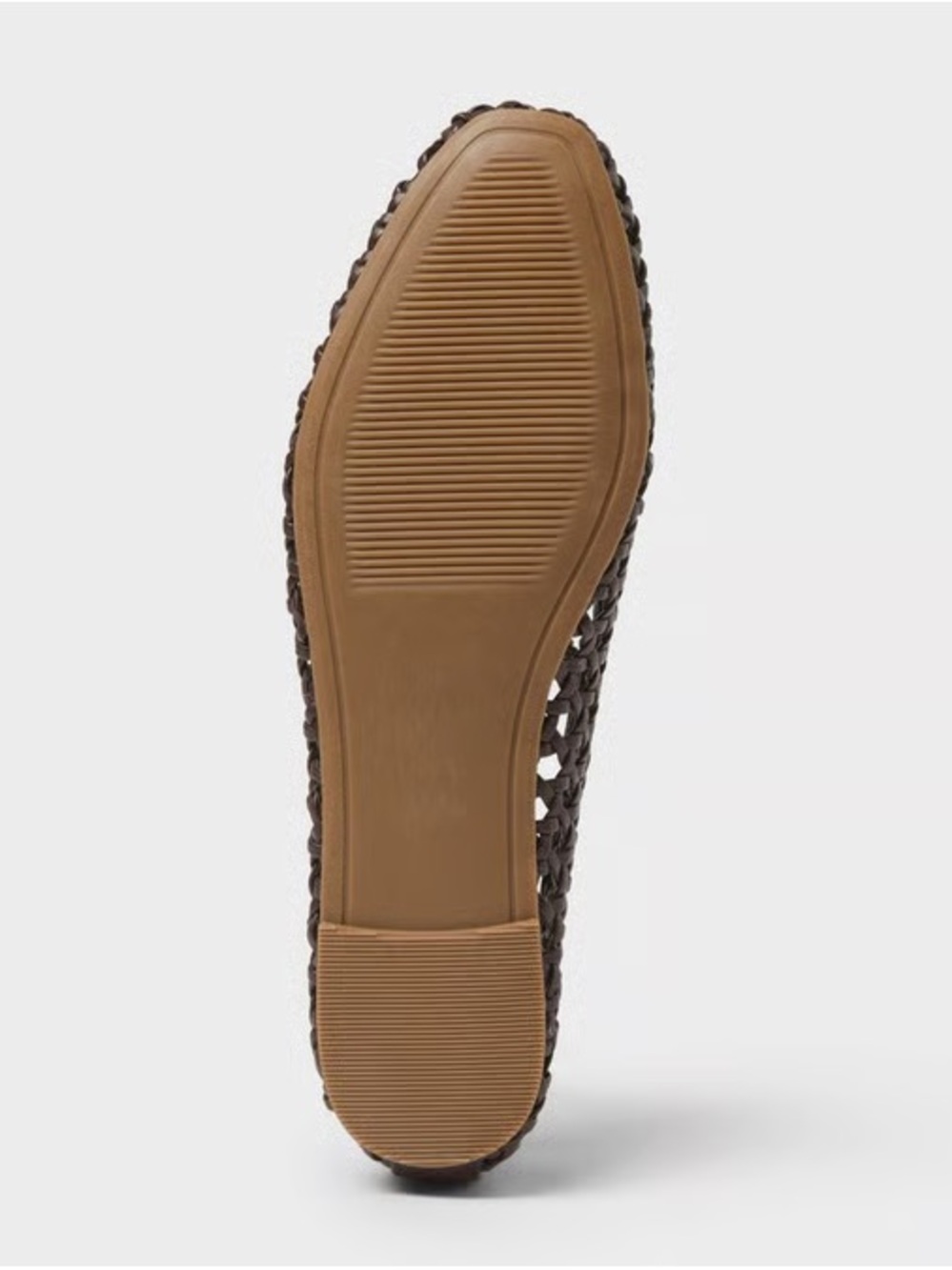 Universal Thread Braided Mary Jane Flats - Dark Brown with Gold Buckle - Picture 4 of 6